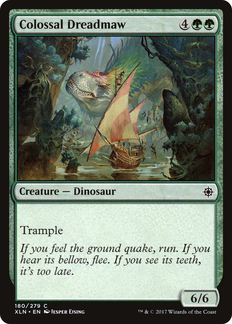 Gueule-d'effroi colossale (XLN-180) - Feuille d'Ixalan