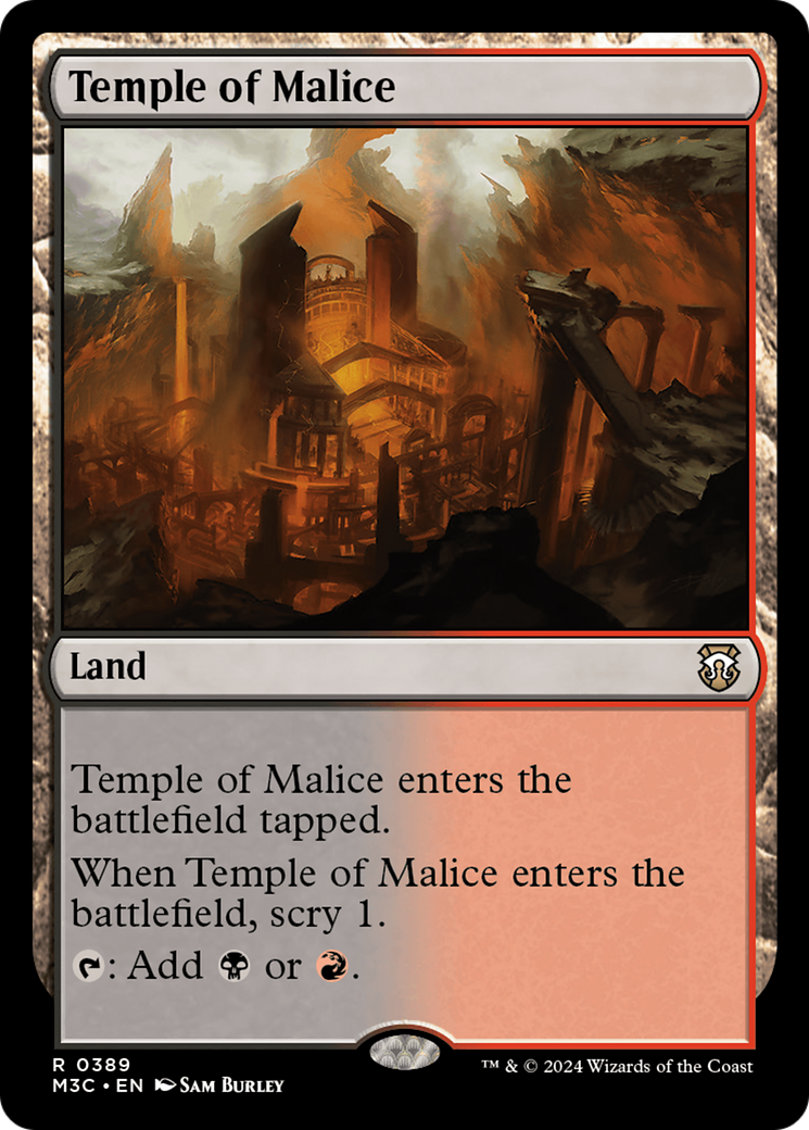 Temple de la Malice (M3C-389) - Commandant de Modern Horizons 3 