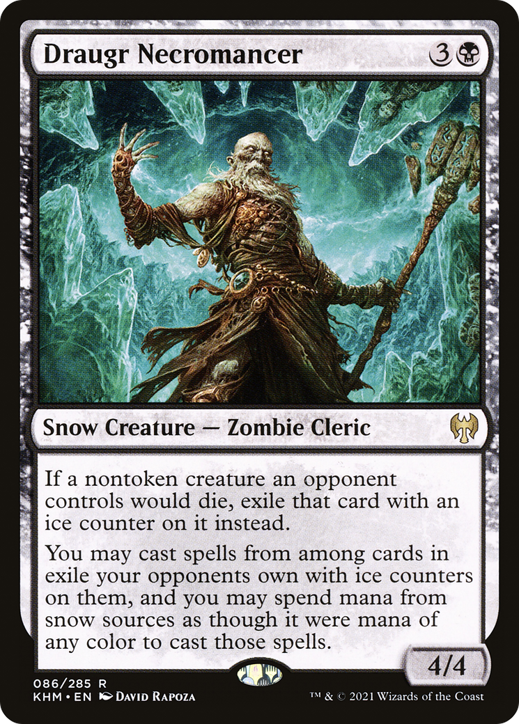 Nécromancien Draugr (KHM-086) - Kaldheim : (neige)