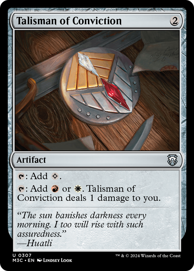 Talisman de conviction (M3C-307) - Commandant de Modern Horizons 3 