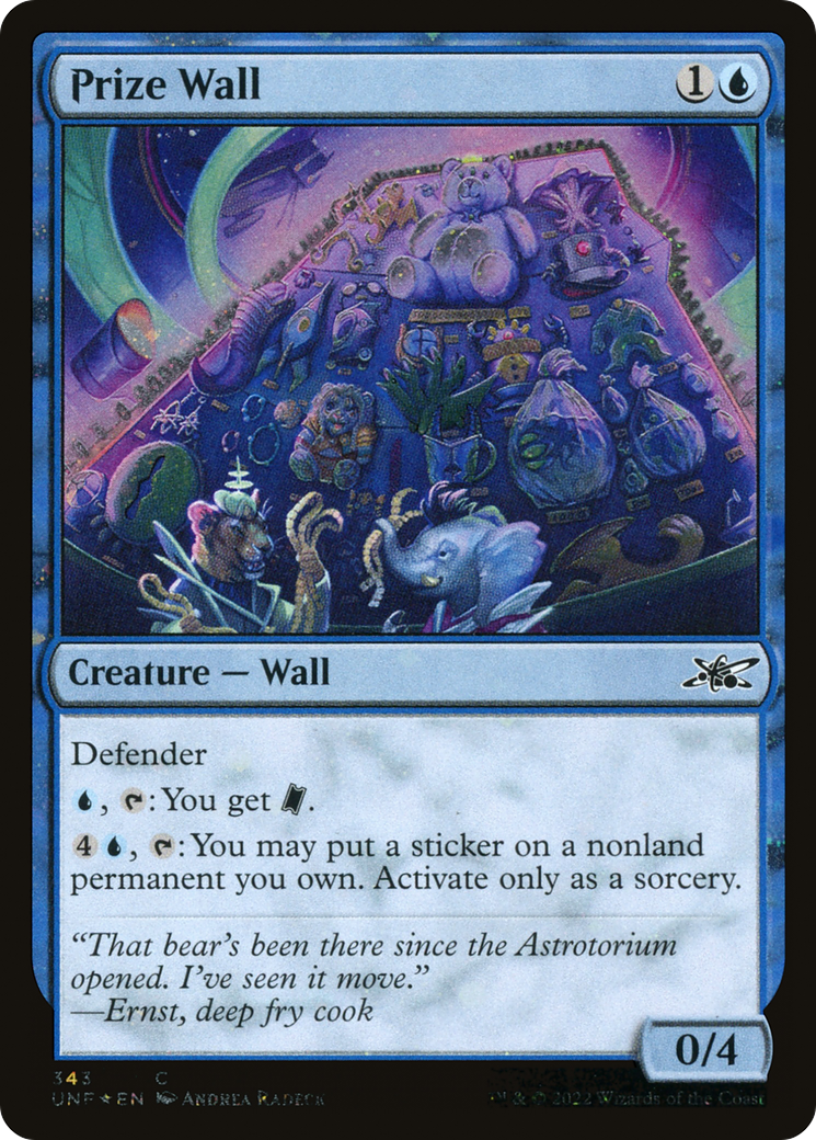 Prize Wall (Galaxy Foil) (UNF-343) - Unfinity Foil