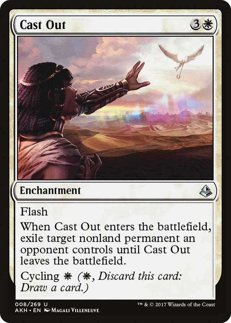 Cast Out (AKH-008) - Feuille d'Amonkhet