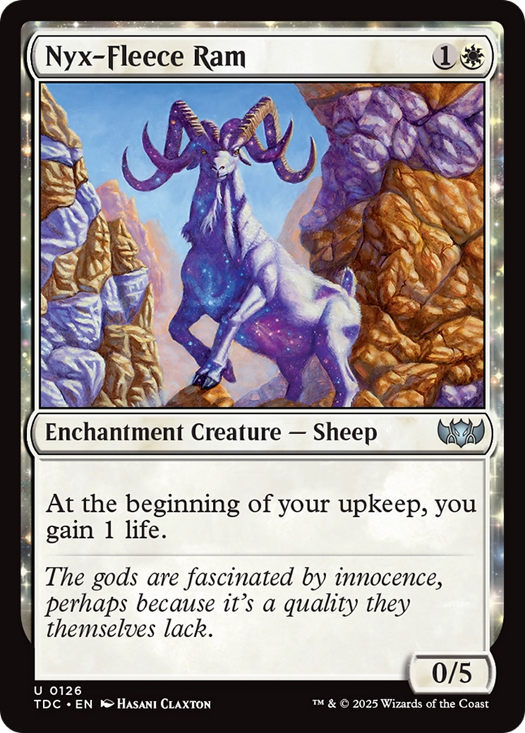 Nyx-Fleece Ram (TDC-126) - Commandant : Tarkir : Tempête de Dragons 