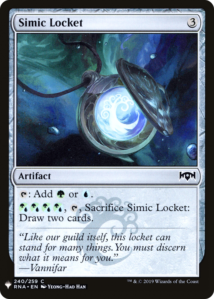Simic Locket (LIST-RNA-240) - The List