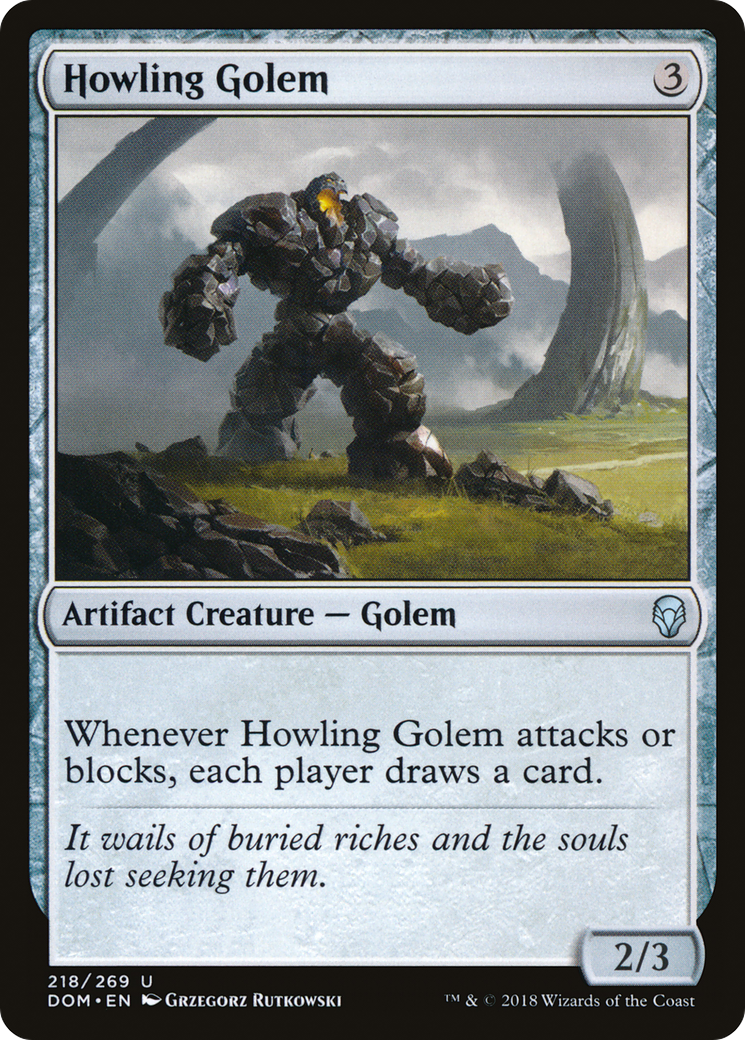Golem hurlant (DOM-218) - Dominaria 