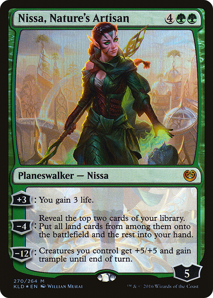Nissa, artisane de la nature (KLD-270) - Feuille de Kaladesh 