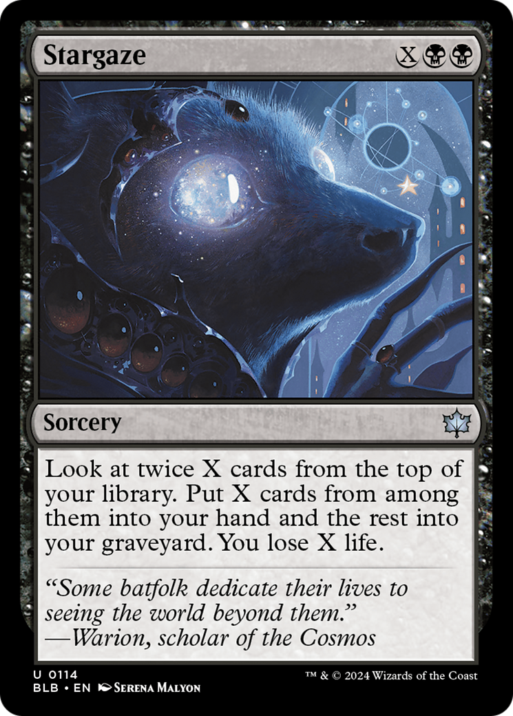 Stargaze (BLB-114) - Feuille Bloomburrow 