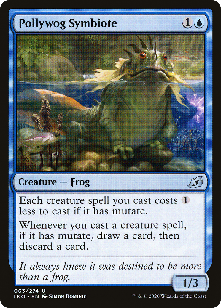 Symbiote Pollywog (IKO-063) - Ikoria : Le repaire des Béhémoths 