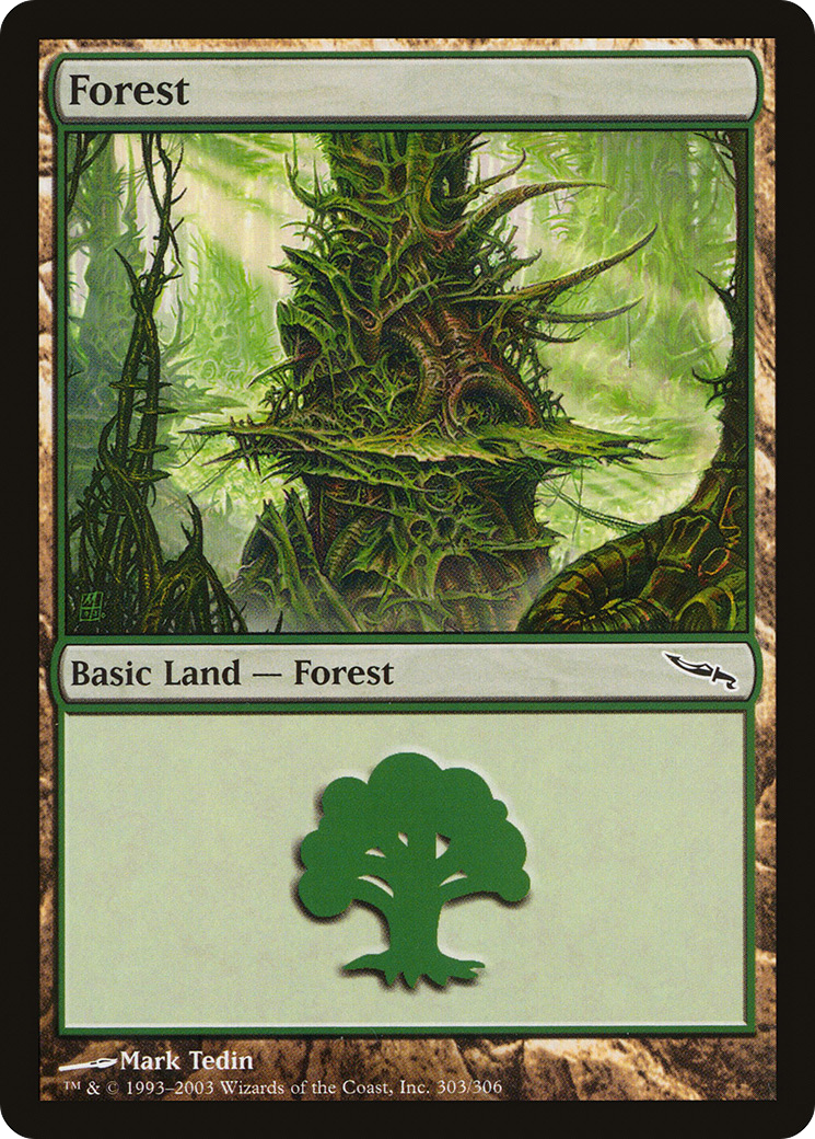 Forêt (MRD-303) - Mirrodin Foil