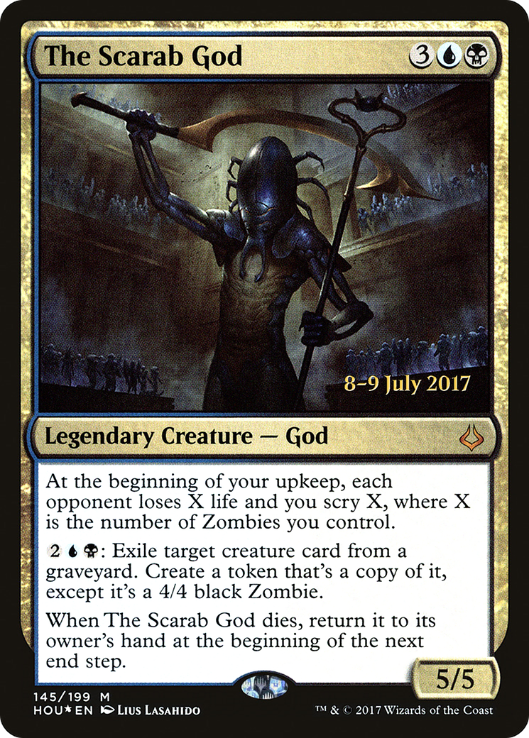 The Scarab God (PRE-145S) - Hour of Devastation Promos Foil