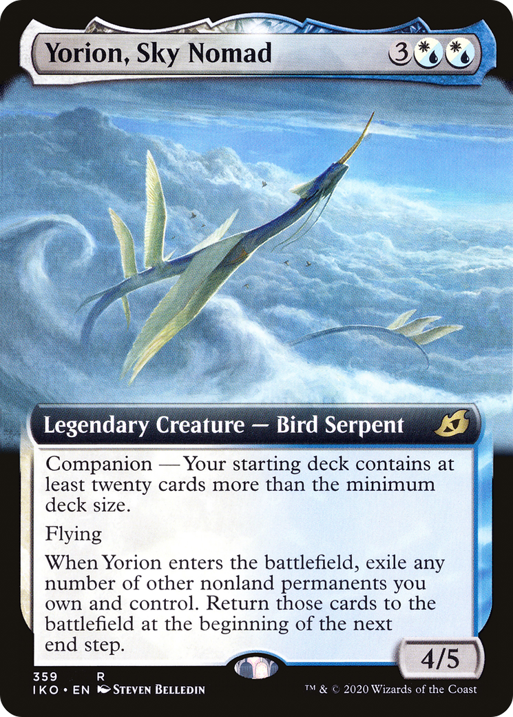 Yorion, Nomade du Ciel (IKO-359) - Ikoria : Lair of Behemoths : (compagnon, Extended Art) Foil