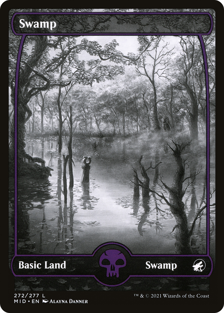 Marais (MID-272) - Innistrad : Chasse de minuit : (Illustration complète, Présentation)