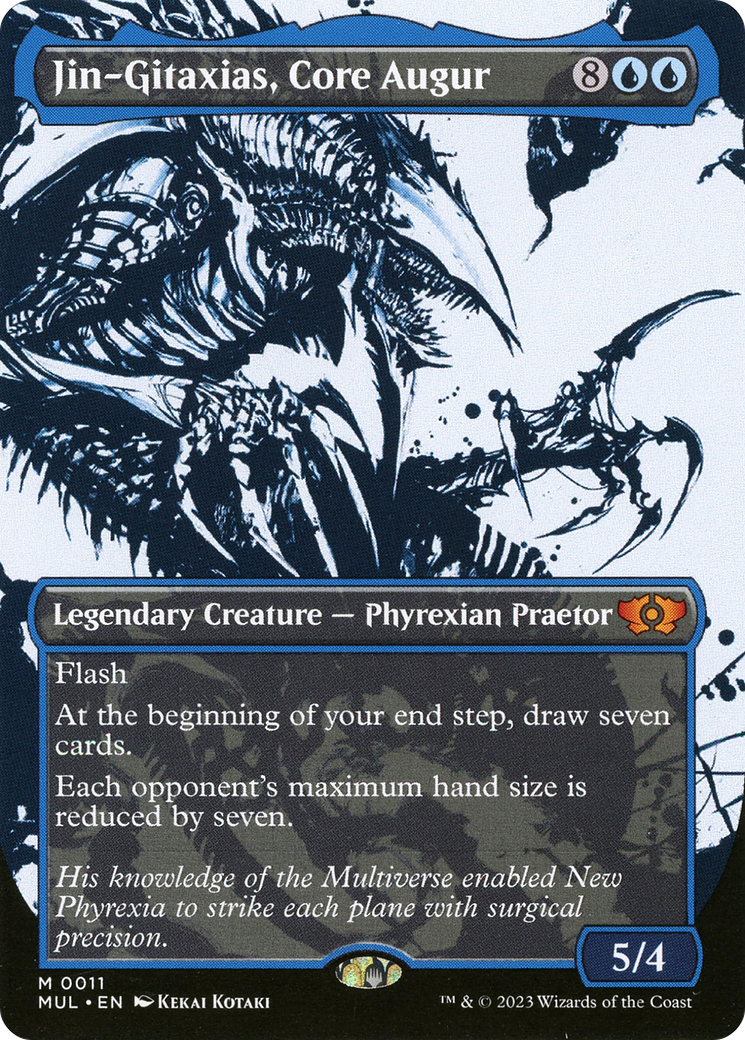 Jin-Gitaxias, Augure du Noyau (MUL-011) - Multiverse Legends : (Vitrine) (Sans bordure)