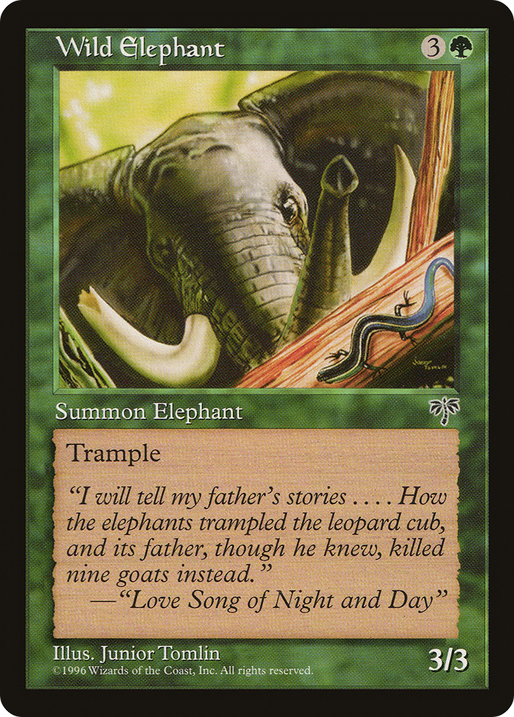 Éléphant sauvage (MIR-254) - Mirage 