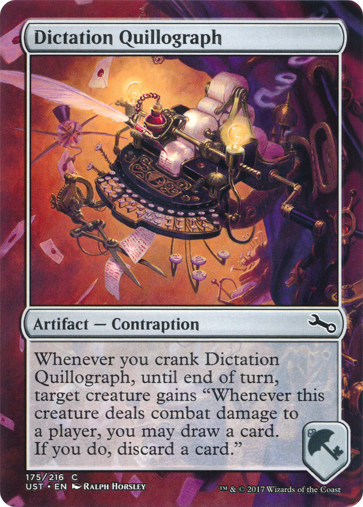 Dictée Quillographe (UST-175) - Instable (sans bordure) 