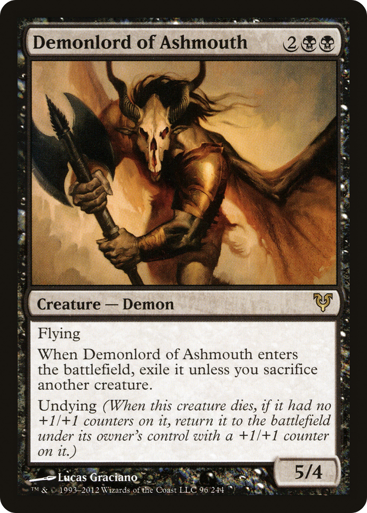 Seigneur Démon d'Ashmouth (AVR-096) - Avacyn restaurée 