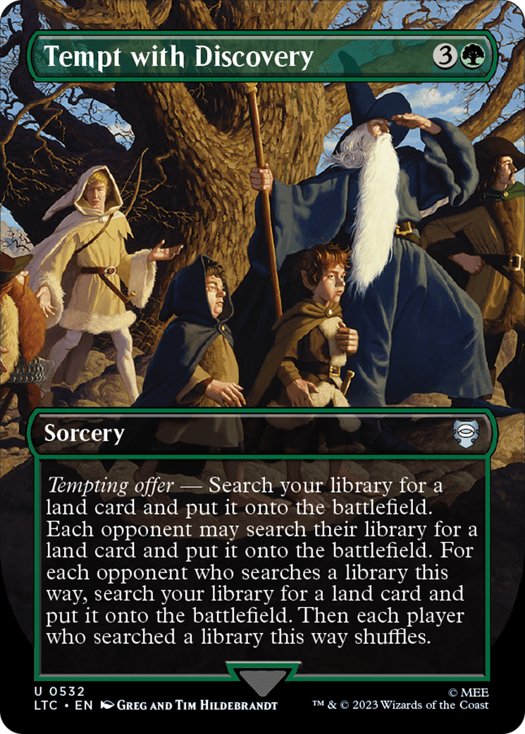 Tenter avec la découverte (LTC-532) - Tales of Middle-earth Commander (Borderless) Foil 