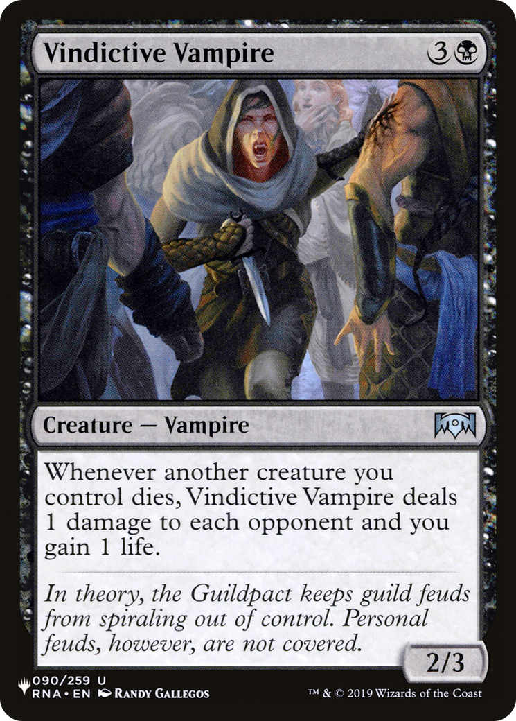 Vindictive Vampire (LIST-RNA-90) - The List