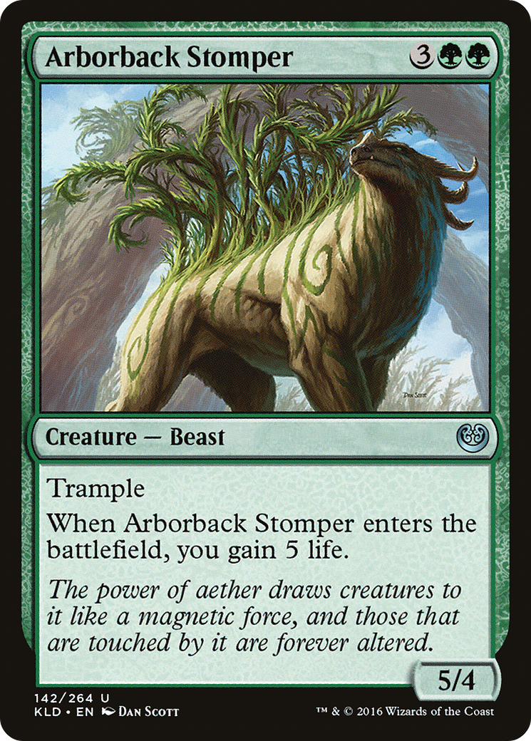 Arborback Stomper (KLD-142) - Feuille de Kaladesh 