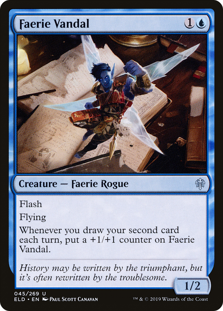 Faerie Vandal (ELD-045) - Throne of Eldraine