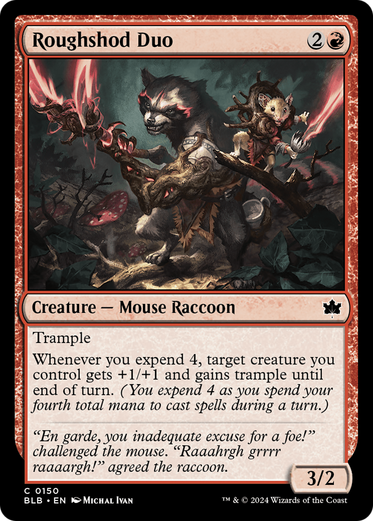 Roughshod Duo (BLB-150) - Bloomburrow 