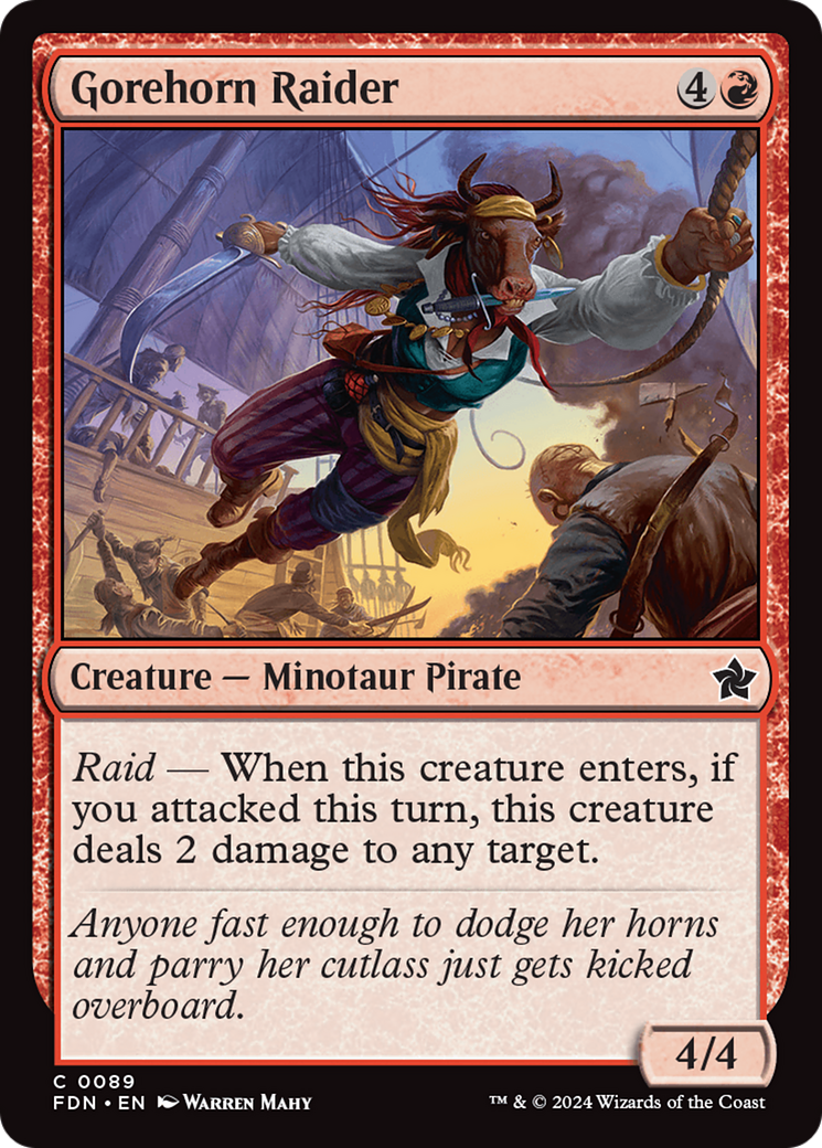 Gorehorn Raider (FDN-089) - Fondations 