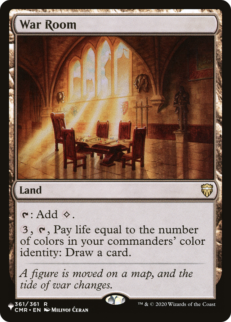 War Room (LIST-CMR-361) - The List