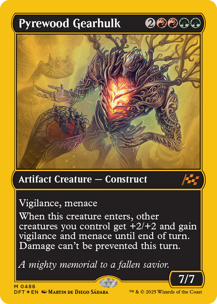 Pyrewood Gearhulk (Première place) (DFT-488) - Aetherdrift Foil 