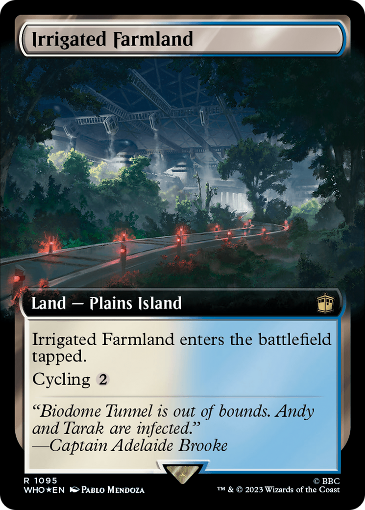 Irrigated Farmland (Extended Art) (Surge Foil) (WHO-1095) - Doctor Who: (Extended Art) Foil