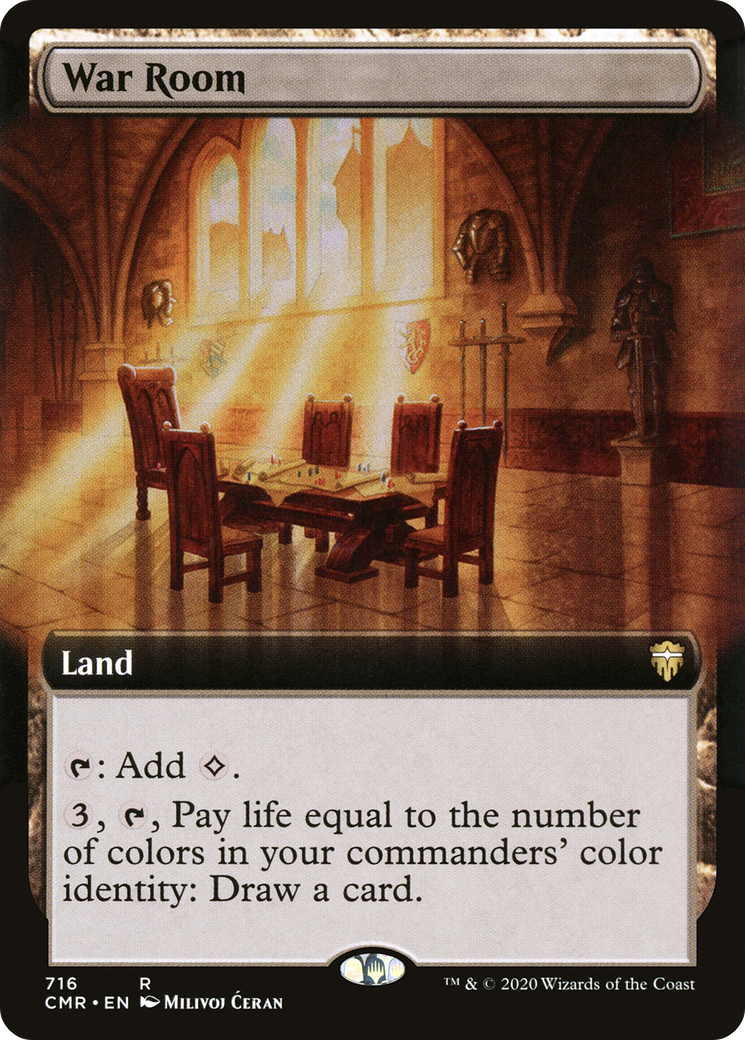 Salle de guerre (CMR-716) - Commander Legends : (Extended Art) 