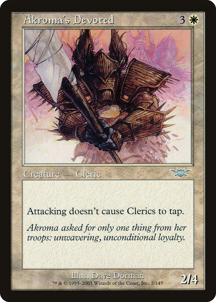 Dévoué d'Akroma (LGN-002) - Legions Foil 
