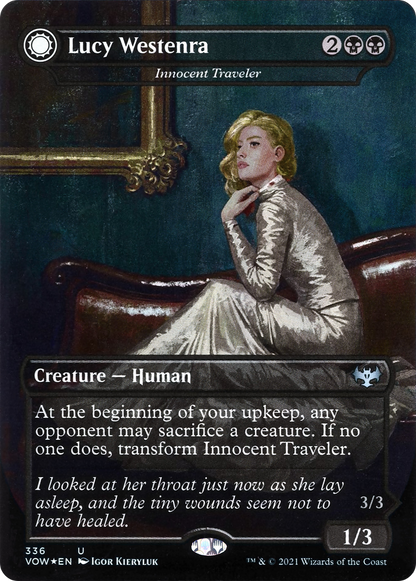 Voyageur innocent // Envahisseur malveillant (VOW-336) - Innistrad : Crimson Vow : (Transformation double face) (Sans bordure) Foil 