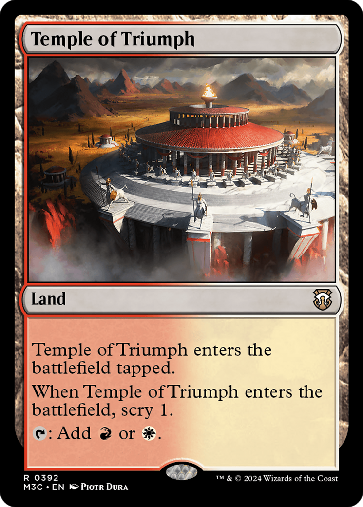 Temple du Triomphe (M3C-392) - Commandant Modern Horizons 3