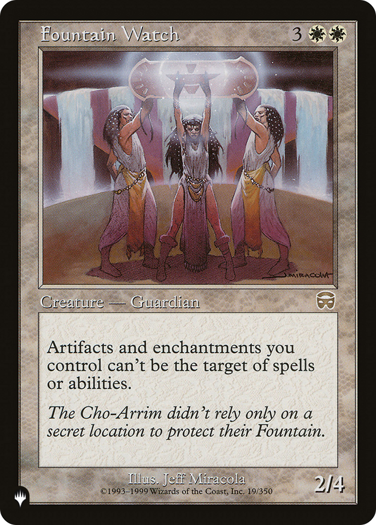 Fountain Watch (LIST-19/350) - The List