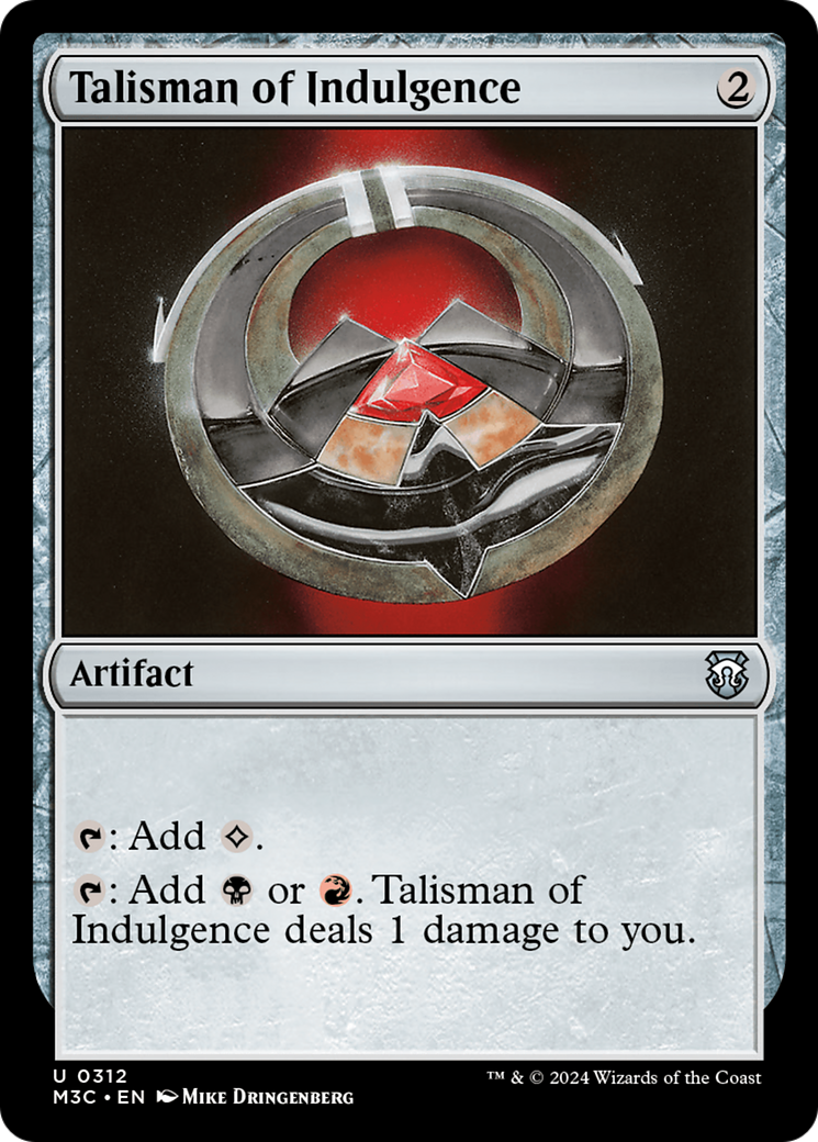 Talisman d'indulgence (M3C-312) - Commandant de Modern Horizons 3 