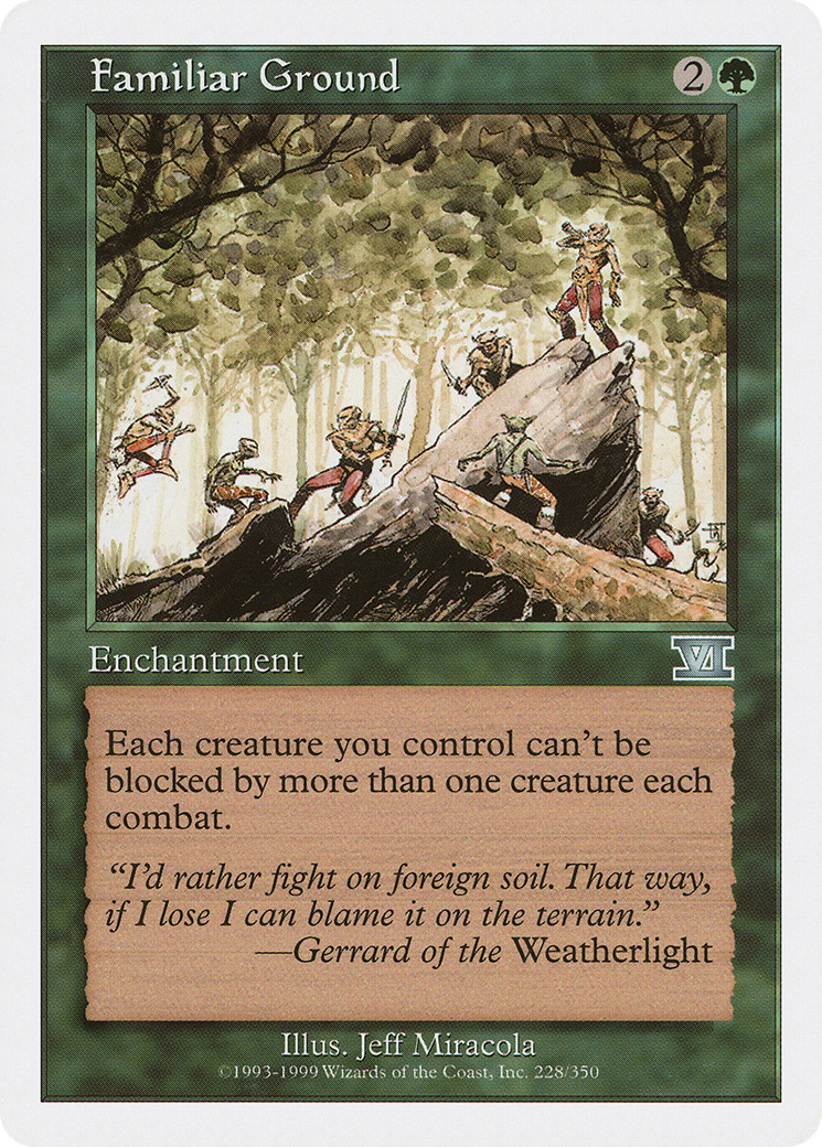 Familiar Ground (6ED-228) - Classic Sixth Edition