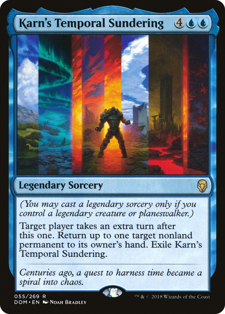 Fracture temporelle de Karn (DOM-055) - Dominaria Foil 