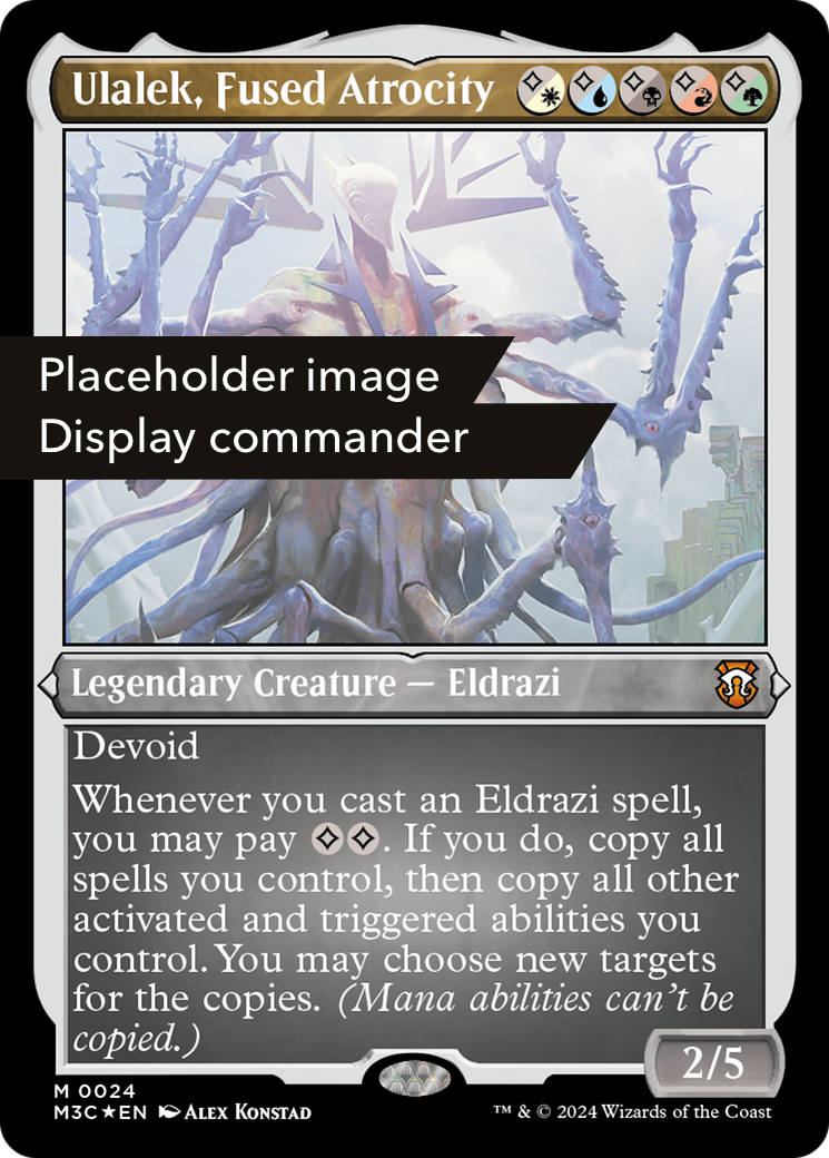 Ulalek, Atrocité fusionnée (M3C-151) - Modern Horizons 3 Commander Etched Foil 