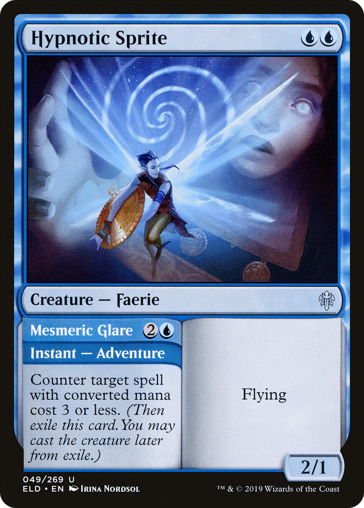Sprite hypnotique // Regard hypnotique (ELD-049) - Trône d'Eldraine 