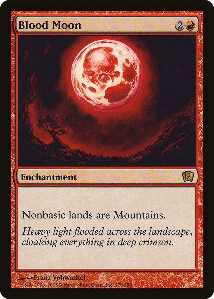 Blood Moon (9ED-176★) - Ninth Edition Foil