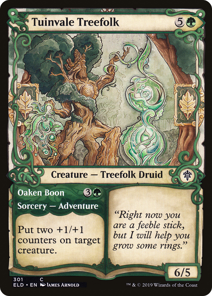 Tuinvale Treefolk (Showcase) (ELD-301) - Throne of Eldraine: (Showcase)