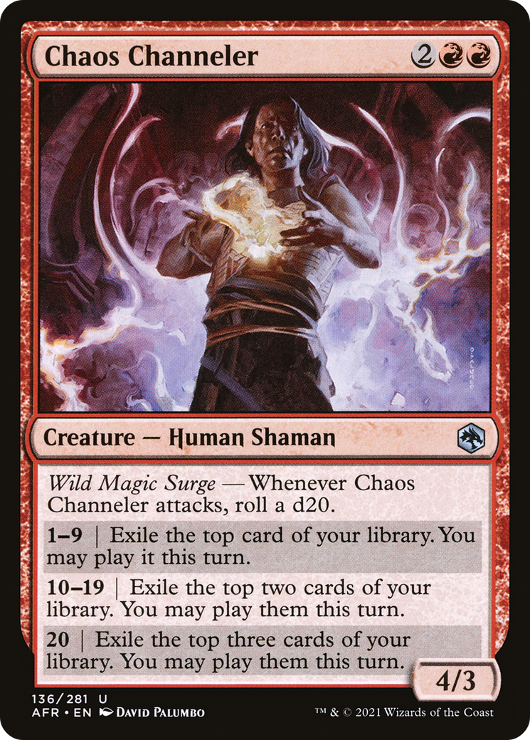 Chaos Channeler (AFR-136) - Aventures dans les Royaumes Oubliés (Foil) 
