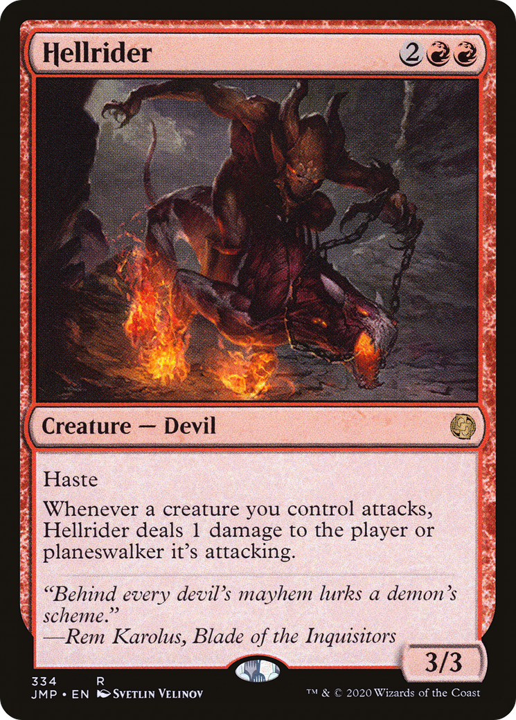 Hellrider (JMP-334) - Démarrage rapide 