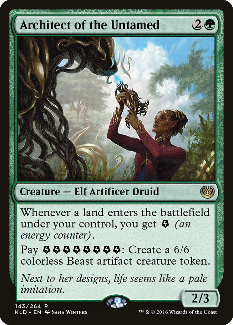 Architecte de l'Indompté (KLD-143) - Kaladesh 