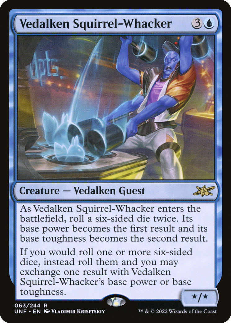 Écureuil-chasseur Vedalken (UNF-063) - Unfinity Foil