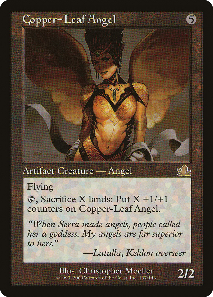 Copper-Leaf Angel (PCY-137) - Prophecy Foil