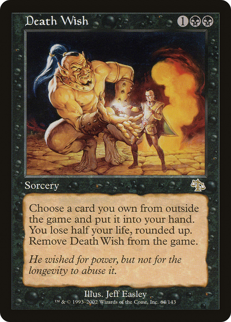 Souhait de mort (JUD-064) - Jugement Foil 