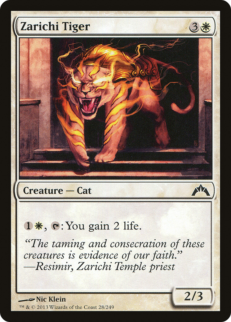 Tigre Zarichi (GTC-028) - Gatecrash Foil 