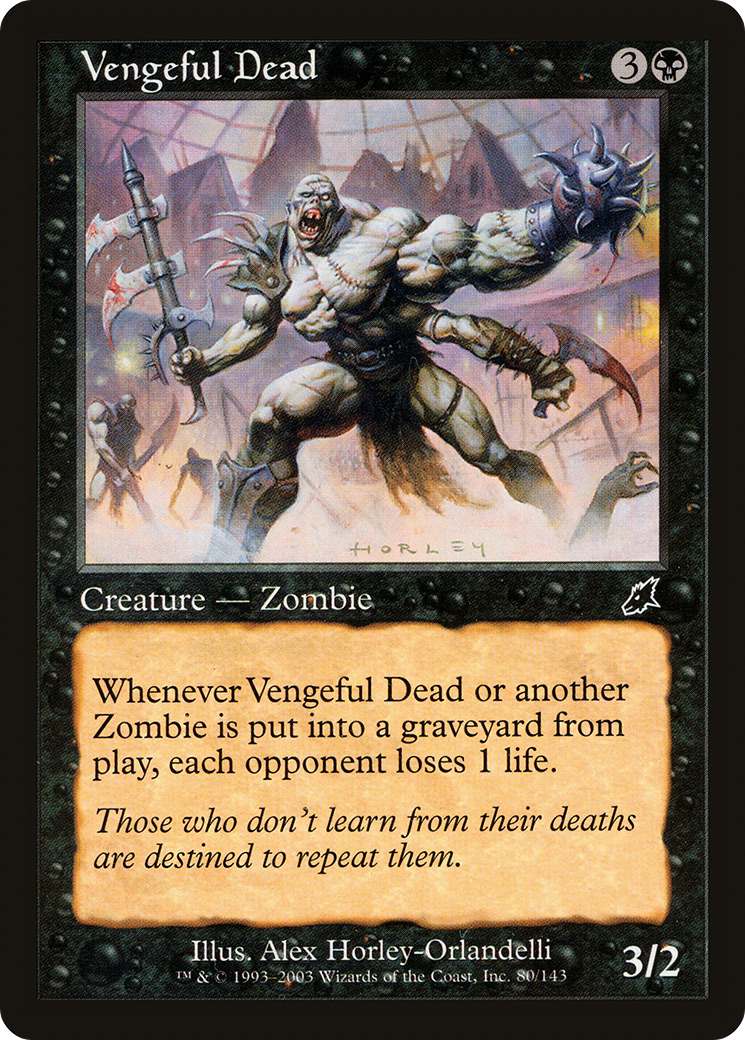 Vengeful Dead (SCG-080) - Scourge Foil