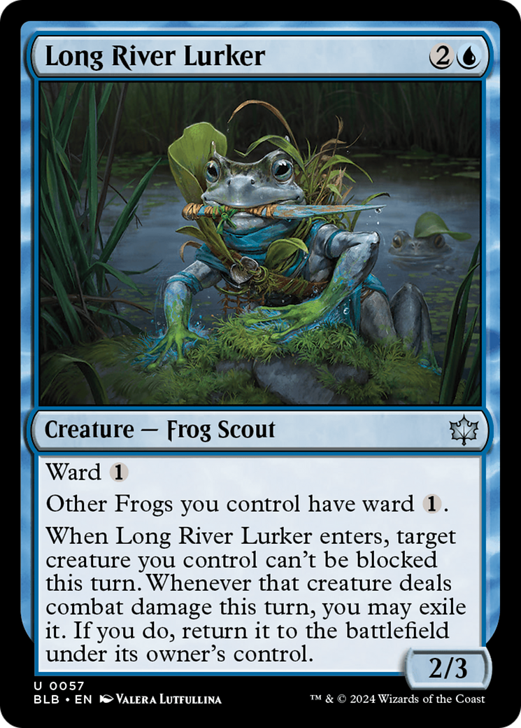 Long River Lurker (BLB-057) - Feuille Bloomburrow 